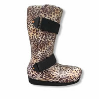 Custom CROW (Charcot restraint orthotic walker) equipped with standard dual density (plastazote/puff) insert. Also available with optional plastazote, P-Cell or AliPlast liner.