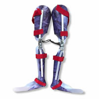 Adjustable flexion extension KAFO (knee ankle foot orthosis)